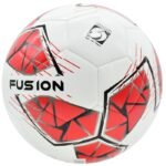 Precision Fusion FIFA Basic Training Ball - Black-Grey-Red-White - Size 5 - Back