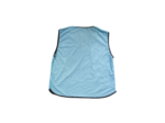 Precision Plain Mesh Training Bib - Sky Blue - Back