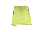 Precision Plain Mesh Training Bib - Yellow - Back